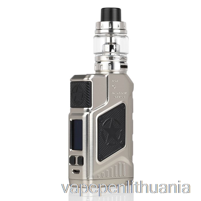 Teslacigs P226 220w Tc Starter Kit Silver Vape Skystis